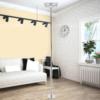 360 degrés pour filature en acier et acier inoxydable Stripper Pole pour l'exercice de fitness à domicile et l'entraînement de danse