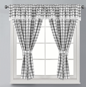 Vendita calda Ready Made 2 pz <span class=keywords><strong>cucina</strong></span> camera da letto casa soggiorno tenda finestra tenda trasparente - Product Image 4