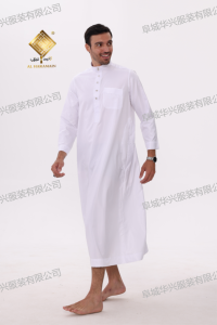 Al haramain เสื้อคลุมมุสลิมแบรนด์หรูสำหรับผู้ชายเสื้อผ้ามุสลิมแบบดั้งเดิมขนาดใหญ่ขายส่ง - Product Image 3