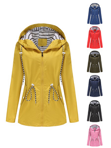 <span class=keywords><strong>Imperméable</strong></span> à capuche pour <span class=keywords><strong>femme</strong></span>, poncho vintage d'<span class=keywords><strong>été</strong></span> en polyester, longueur régulière, <span class=keywords><strong>imperméable</strong></span>, à manches longues, nouveau modèle européen américain 2026 - Product Image 2