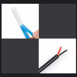 Feux de signalisation séquentiels universels pour portières de voiture de 48 pouces, rouge et blanc, double couleur, anti-collision, bande lumineuse LED flexible de sécurité - Product Image 5