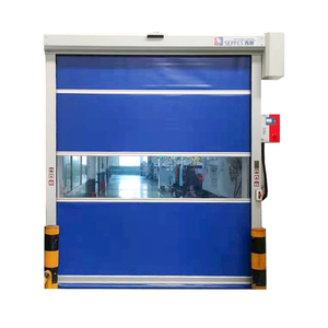 Le fabricant de portes rapides Seppes de la Chine fournit des portes roulantes modernes à grande vitesse pour les entrepôts Compos coupe-vent à ouverture manuelle - Product Image 2