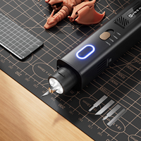 Coupeur ultrasonique portatif 40 kHz 35 W avec 50 lames de rechange et écran OLED, pour modèles 3D, plastique, bois, résine, PVC
