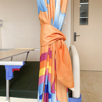 Rideaux de diviseur de chambre d'hôpital d'intimité autoclavables de chevet de cadre d'impression des enfants