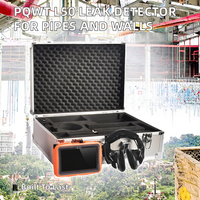 Détecteur de fuite d'eau PQWT-L50 pour les fuites dans les canalisations souterraines, détecteur professionnel de fuite de conduites d'eau