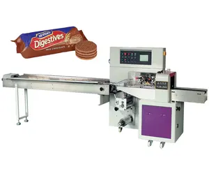 Flow Pack 250 Mozzarella Cheese Cake Packing Machine For Pillow Bag Packaging Machine