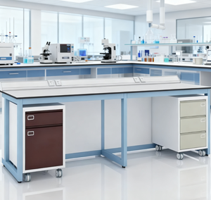 Table de laboratoire de <span class=keywords><strong>biologie</strong></span> en acier de style H personnalisée, tables de laboratoire pharmaceutiques, mobilier de laboratoire scientifique - Product Image 2