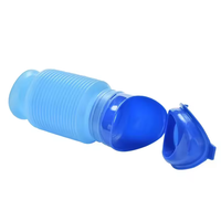 Outils d'extérieur 750ML Carry Urinoir Outil Hommes Femmes Voyage Pliable Mini Toilette