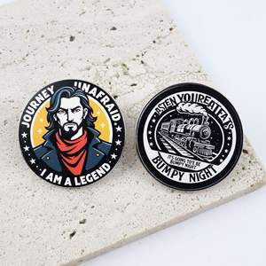 Q Y Pines de Esmalte de Anime de Animales Metálicos Personalizados Corte y Impresión en Latón y Hierro Temática Deportiva Moda L - Product Image 4
