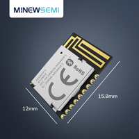 Módulo Bluetooth 5.0 Nordic nRF 52805, 192kB Flash, 24kB RAM, Antena PCB de Tamaño Pequeño, Conexión IOT