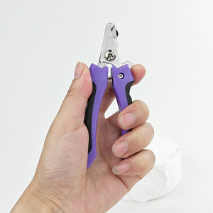 <b>Pet</b> Nail <b>Clippers</b> Stainless Steel Orange Purple Convenient <b>For</b> Dog Cat Paw Trimming - Product Image 3