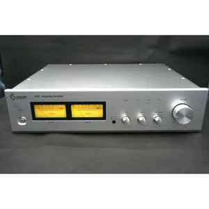 Leaf A-02 Audio 210W Amplifier Phono Terintegrasi, Dua VU Meter Mengacu Pada Sirkuit FM300A