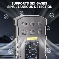 Detector de Gases Portátil Multigas EX O2 H2S NO2 CH4 NO SO2 CL2 NH3 PH3 HCL O3 Dióxido de Carbono CO CO2