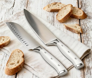 15-Piece High Carbon Stainless Steel Blade <b>Knife</b> Block <b>Set</b> Home Use Natural Wood Block Chef <b>Knife</b> <b>Set</b> Built-In Sharpener - Product Image 3