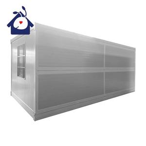 Maison de conteneur pliante préfabriquée pliable résidence de conteneur vivant maison combinée en acier léger d'expédition - Product Image 3
