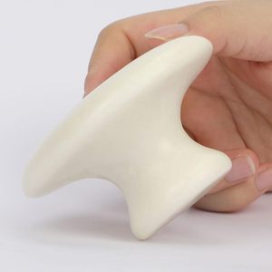 หินนวดธรรมชาติรูปเห็ด เครื่องมือกัวซาสำหรับผิวกายและใบหน้า ใช้ได้ทั้งร้อนและเย็น สำหรับขูดหน้า หลัง คอ ไหล่ ของขวัญ - Product Image 1