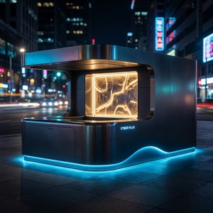 Serie CYBER-FLUX: Cocina Exterior Prefabricada Todo en Uno con Parrilla <span class=keywords><strong>de</strong></span> <span class=keywords><strong>Gas</strong></span> Integrada, Refrigerador y Fregadero - Product Image 6