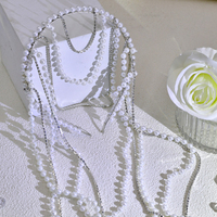 Diadème de Mariage Élégant et Tendance avec Longues Perles et Pompons, Peigne à Cheveux de Mariée de Luxe, Accessoire de Coiffure pour Femme