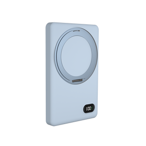18W White <b>PC</b> Housing Thin Profile Flexible Rotation For Magnetic <b>Wireless</b> Charging Power Banks With Smart Display - Product Image 4