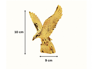 Figura Decorativa de Águila Dorada Hecha a Mano, Elegante Adorno para el Hogar, Oficina, Escritorio o Estante - Product Image 2