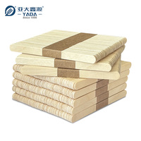 Bâtons de crème glacée en bois lisses écologiques de 114mm Bâtons de Popsicle jetables directs d'usine