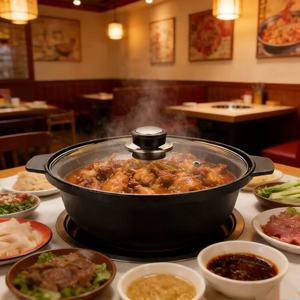 Casserole de Chongqing pour poulet braisé et riz, compatible induction et feu ouvert, antiadhésive, avec couvercle <span class=keywords><strong>en</strong></span> <span class=keywords><strong>verre</strong></span>, universelle, jaune - Product Image 4