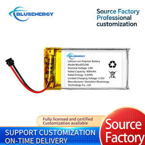 Batería de Polímero de Litio Recargable de 3.8V 900mAh, Celda de Bolsa LiPo para Dispositivos Inteligentes, Electrónica Portátil y Equipos Médicos - Product Image 4