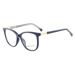 Hj óculos grande unissex, óculos de olho de gato, contra luz azul, com filtro de bloqueio, tr90