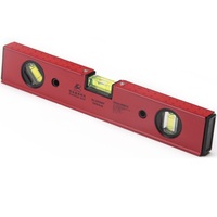 KAFUWELL SL2008F Niveau et règle torpille magnétique en aluminium moulé sous pression de 300mm avec 3 flacons à bulles pour mesurer pas cher