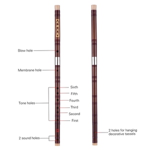 <span class=keywords><strong>Flauta</strong></span> de bambú amargo enchufable <span class=keywords><strong>Dizi</strong></span> tradicional hecho a mano chino Musical instrumento de viento de madera <span class=keywords><strong>flauta</strong></span> clave de nivel de estudio C - Product Image 6