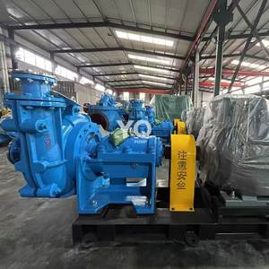 Pompe à boue électrique horizontale en caoutchouc haute teneur en chrome pour eaux usées et sable de rivière - Product Image 1