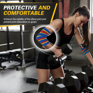 Ladyglow khuỷu tay kết thúc tốt đẹp dây đai đàn hồi Brace hỗ trợ bảo vệ cho tạ Workout khuỷu tay kết thúc tốt đẹp - Product Image 2