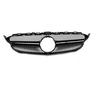 กระจังหน้าสไตล์ AMG สำหรับ Mercedes-Benz C-Class W205 วัสดุ ABS อะไหล่ทดแทน ปี 2015-2018 - Product Image 4
