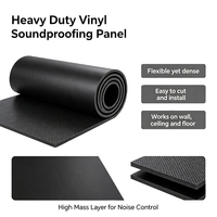 Barrière insonorisante en vinyle massif de 3 mm, feuille d'isolation MLV, matériau insonorisant moderne anti-vibrations, insonorisation pour hôpital
