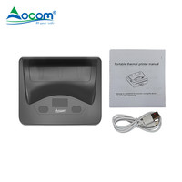 Imprimante d'étiquettes thermique directe portable OCOM Mini OCBP-M810 80 mm, compatible avec les commandes d'impression pour les points de vente