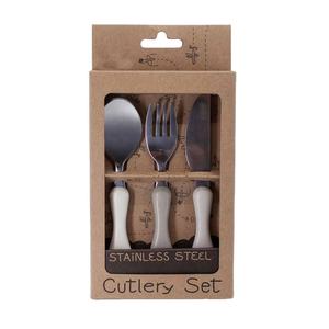 Utensilio <span class=keywords><strong>para</strong></span> comer <span class=keywords><strong>para</strong></span> bebé, 3 piezas, cuchillo, cuchara y tenedor, juego <span class=keywords><strong>de</strong></span> <span class=keywords><strong>cubiertos</strong></span> <span class=keywords><strong>de</strong></span> acero inoxidable con caja <span class=keywords><strong>de</strong></span> regalo - Product Image 1