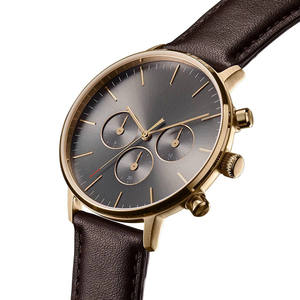 男性用クロノグラフウォッチ耐水性カスタム腕時計メーカーシンプルデザイン - Product Image 4