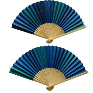 Éventail en bambou sculpté style ange, couleur unie, écologique, vente en gros, pour mariage et événements - Product Image 6