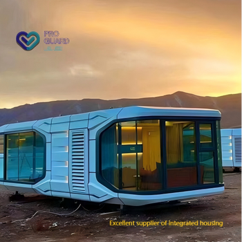 38m2 Luxurious Design Camping Capsule Prefabricated Houses Capsule House Space Capsule With Intelligent System