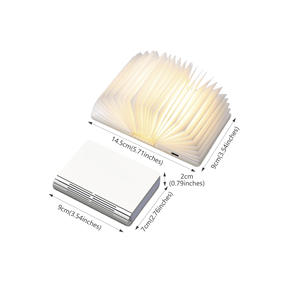 Set de Lámparas Plegables con Diseño de Ciudades Famosas, Luz Nocturna LED de Papel con Impresión Personalizada de Ciudades, <span class=keywords><strong>para</strong></span> Tiendas de Recuerdos Turísticos - Product Image 3