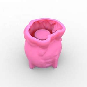 Blankly-<span class=keywords><strong>maceta</strong></span> Adorable <span class=keywords><strong>de</strong></span> silicona para <span class=keywords><strong>chica</strong></span>, recipiente para bolígrafos, <span class=keywords><strong>maceta</strong></span> para plantas suculentas - Product Image 5