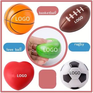 Ballons anti-stress en mousse personnalisés de haute qualité pour enfants, idéaux pour les fêtes, le football et le rugby, jouets sportifs - Product Image 3