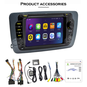 Reproductor Multimedia de DVD para coche Android 13 de 7 pulgadas para <span class=keywords><strong>Seat</strong></span> <span class=keywords><strong>Ibiza</strong></span> <span class=keywords><strong>6j</strong></span> 2009-2013 <span class=keywords><strong>Radio</strong></span> de coche con CarPlay Android Auto 4G Lte - Product Image 2