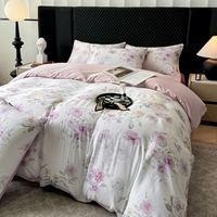 Fournisseur en gros de parures de lit imprimées en satin de lyocell 100S OEM ODM