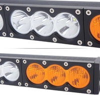 LEVO Offroad Truck Pickup Car Top Roof 210w Barre lumineuse bicolore Barre lumineuse à une rangée de 38 pouces
