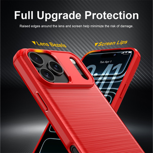 <span class=keywords><strong>Precio</strong></span> al por Mayor para Funda Protectora de Teléfono Móvil Samsung <span class=keywords><strong>Galaxy</strong></span> S26 Ultra/S25FE de TPU con Textura de Fibra de Carbono y Antihuellas - Product Image 3