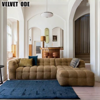 Nouveauté 2026 Canapé Sectionnel Boba Élégant Confort en Peluche Durable Luxe Écologique Gain de Place Mobilier pour Petits Espaces