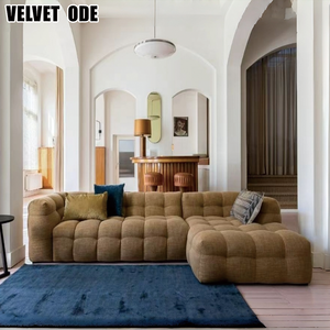 أريكة بوبا قطاعية أنيقة جديدة لعام 2026، مريحة وفاخرة ومتينة وصديقة للبيئة وموفرة للمساحة، مناسبة للأماكن الصغيرة - Product Image 2