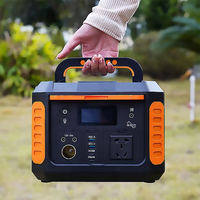Camping en plein air 500W 600W 110V 220V Batteries externes solaire Lifepo4 Chargeur de batterie au lithium Centrale électrique portable