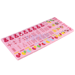 Logotipo personalizado 160 Azulejos Mah Jong Juego Acrílico Domino Chino American Mahjongg Set Mahjong Azulejos con espacio en blanco - Product Image 1